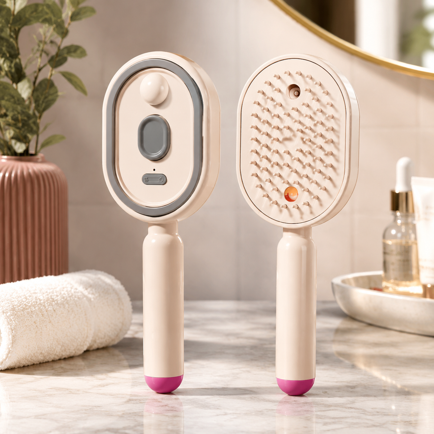 FloraFlow Hair Brush
