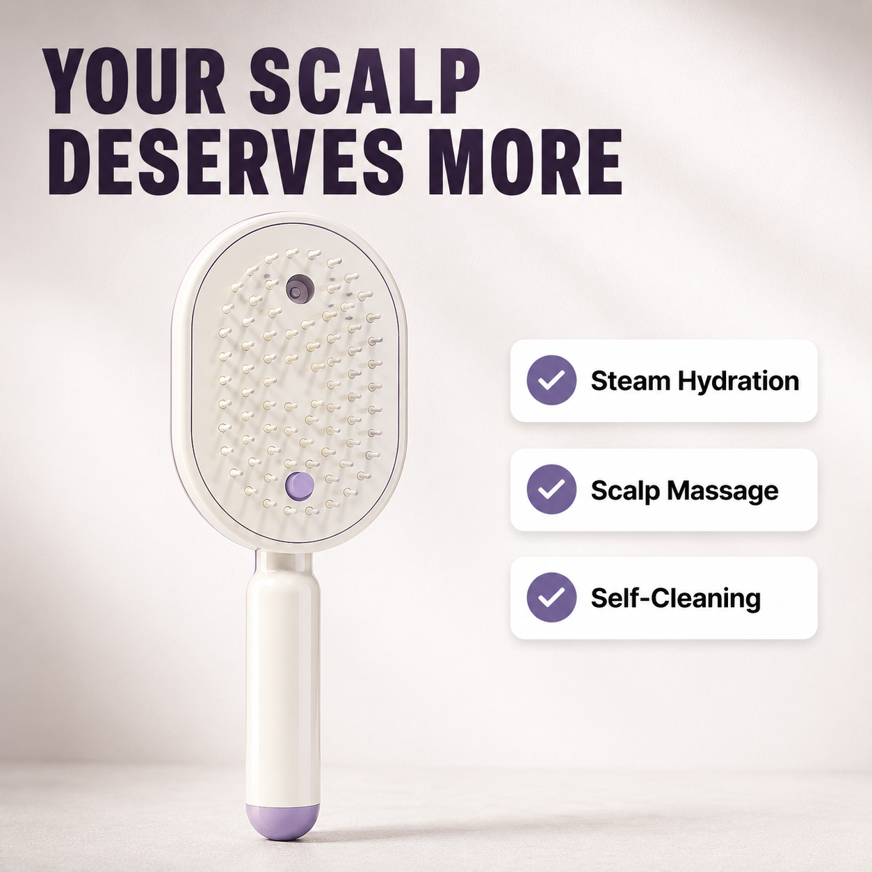 FloraFlow Hair Brush