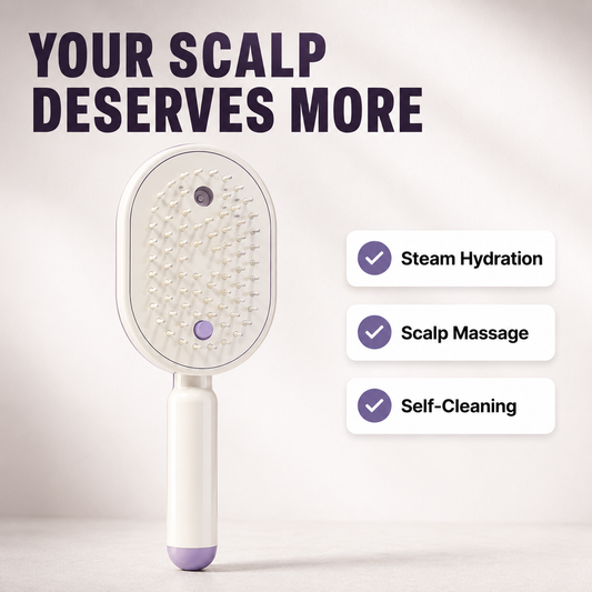 FloraFlow Hair Brush